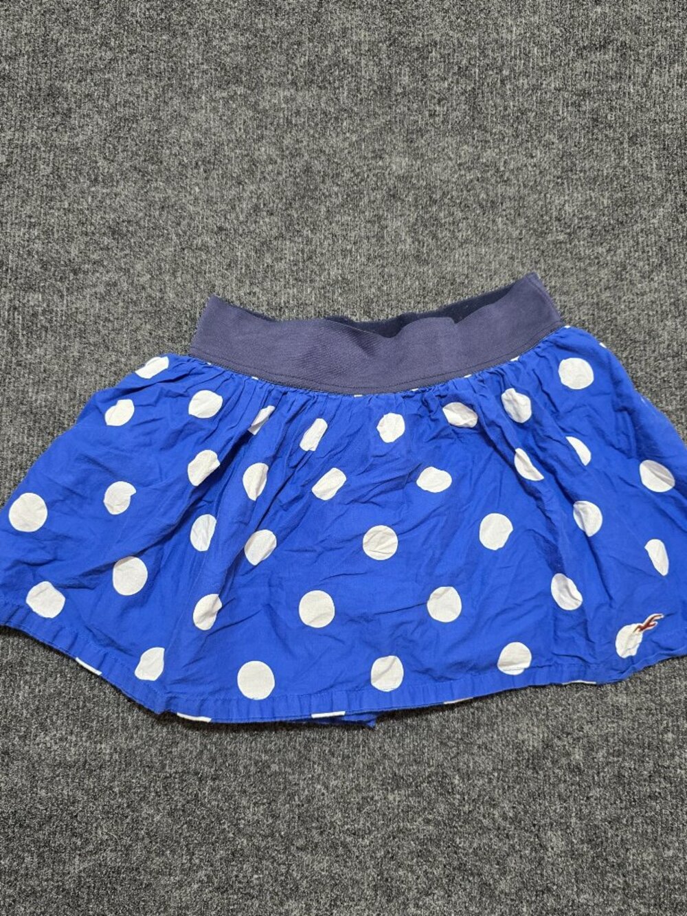 Hollister Women’s Blue Polka Dot Skirt Size S Lightweight Casual A‑Line Mini